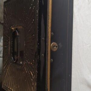 Antique Metal Banker's Box
